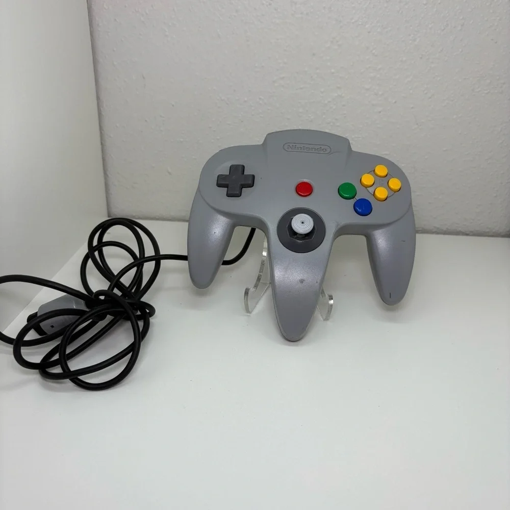 Nintendo N64 Gray Controller Tight Stick OEM Authentic
